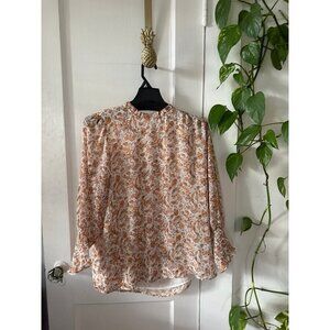 Maison d’Amelie women’s size large floral blouse